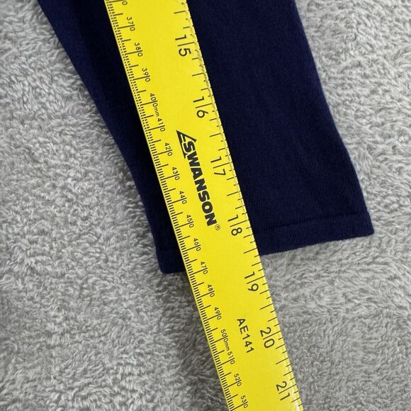 J McLaughlin Top Women S Blue Knit Lightweight Cashmere Blend V-Neck 3/4 Sleeve - Picture 11 of 13